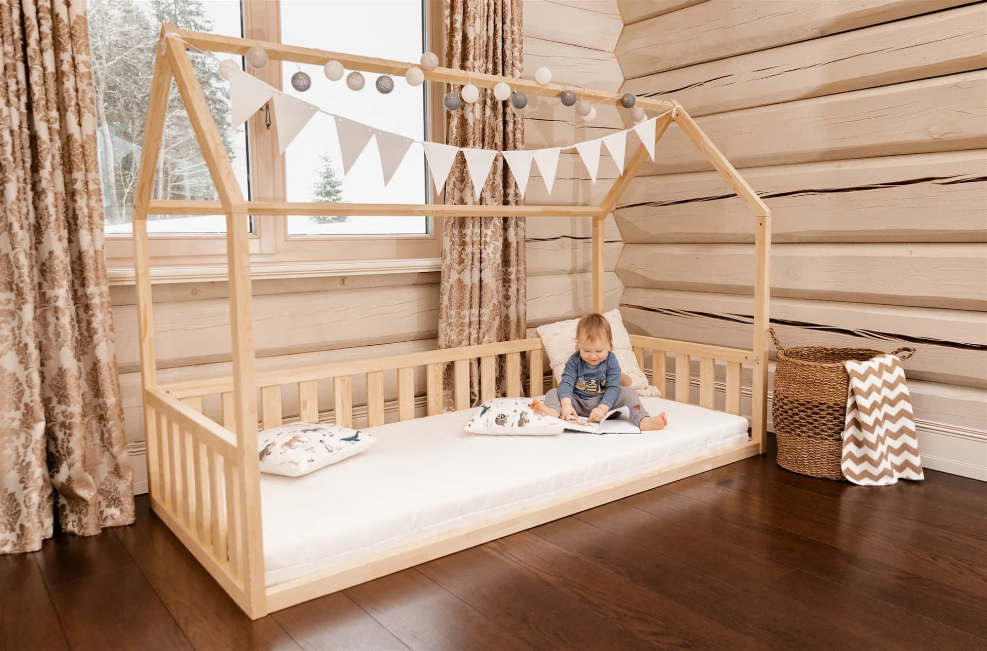 Bodenbett 90x200 von TiCAA – Für gesunde Nächte