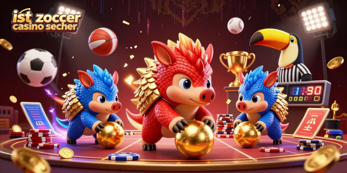 Spielen Sie verantwortungsvoll: Ist Zoccer Casino sicher? Dynamische Casino-Illustration.