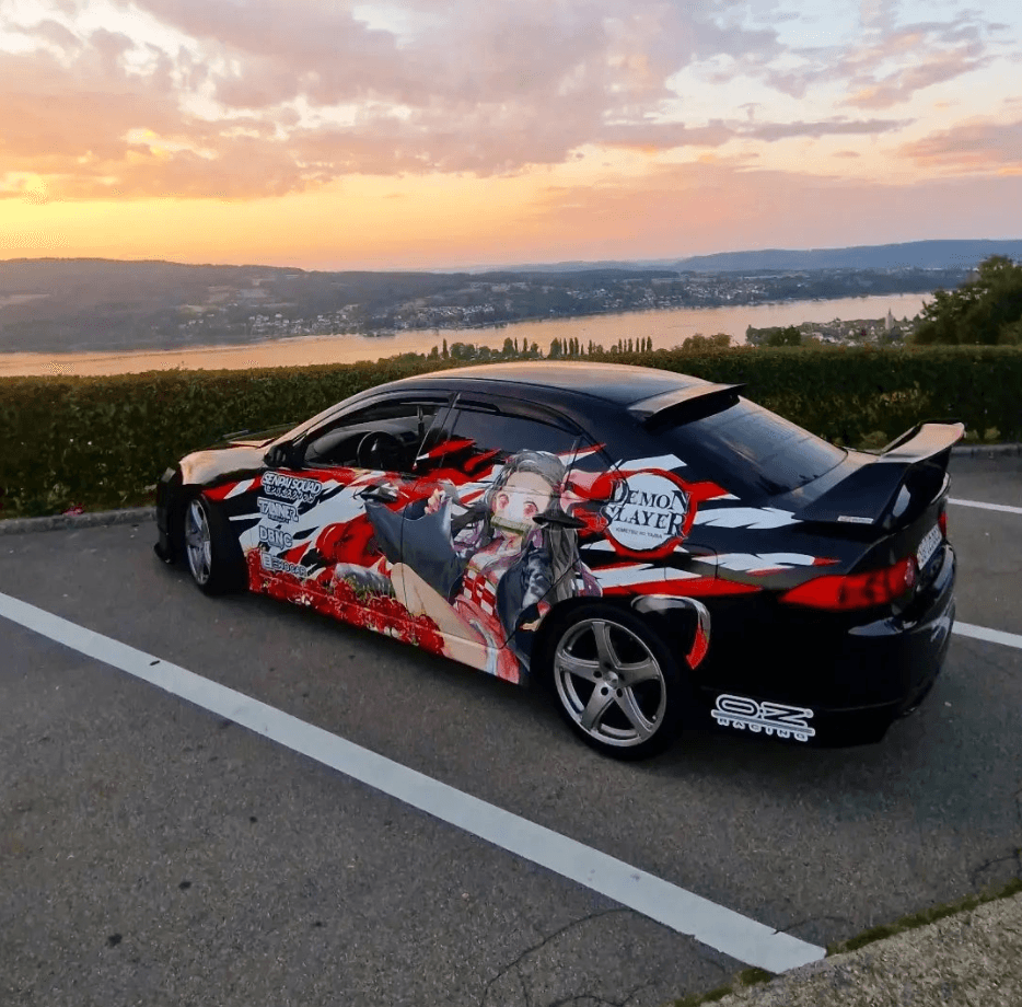 Individualisieren Sie Ihr Fahrzeug mit JDM Sticker im Anime-Look