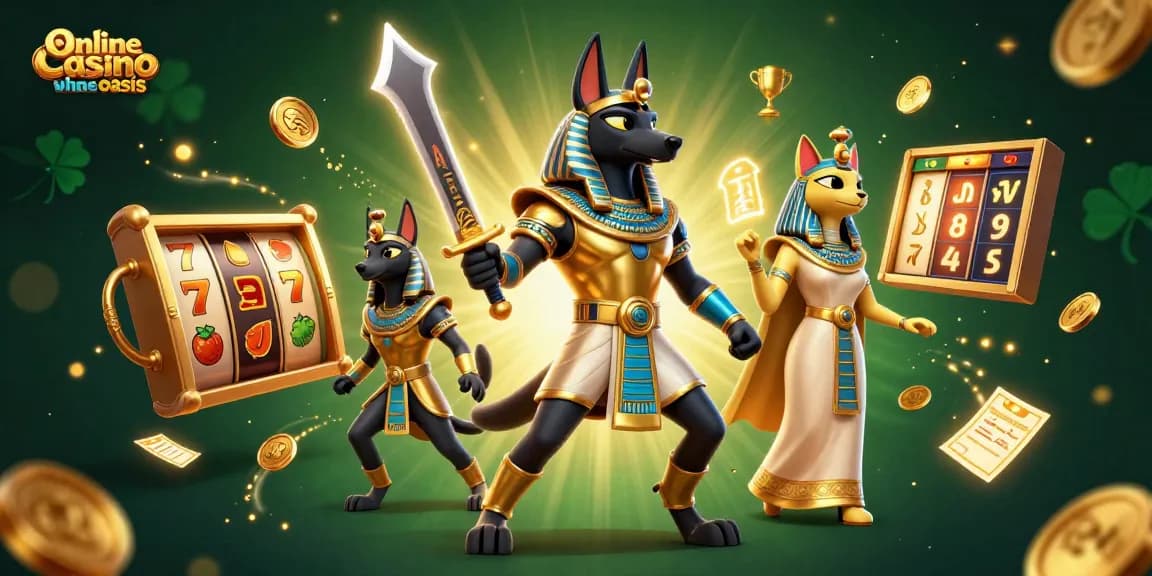Experience thrilling gameplay in an online casino ohne oasis with vibrant slots and characters.