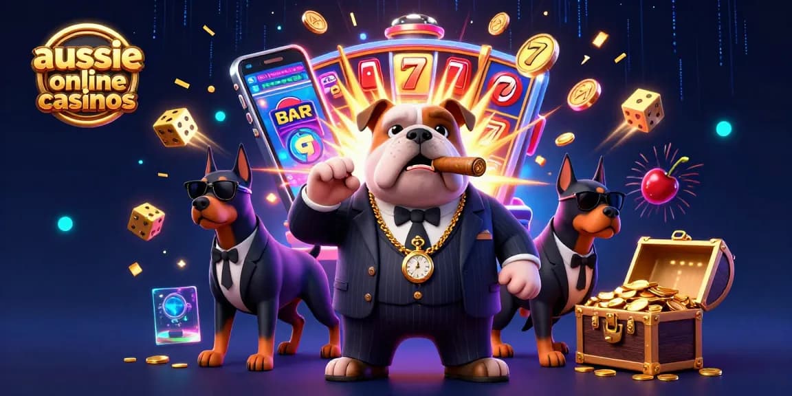 Experience exciting gameplay at aussie online casinos, featuring vibrant characters and jackpot elements.