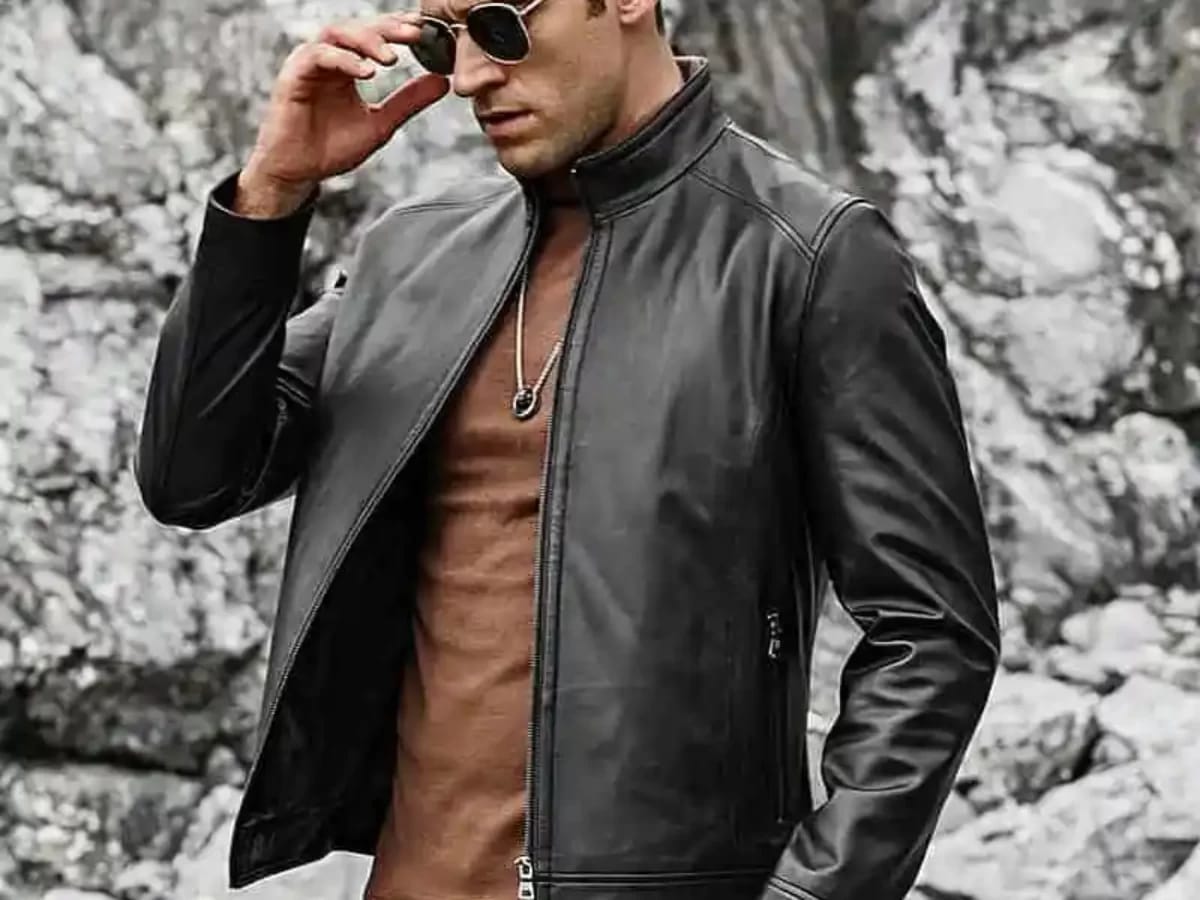 Die Herren Lederjacke Schwarz von Crone: Ein Allrounder für jede Gelegenheit