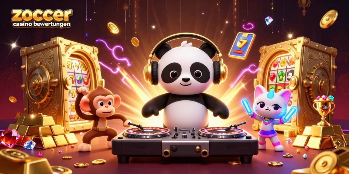 Zoccer casino bewertungen captures the excitement of online gaming with DJs, gaming elements, and a vibrant atmosphere.