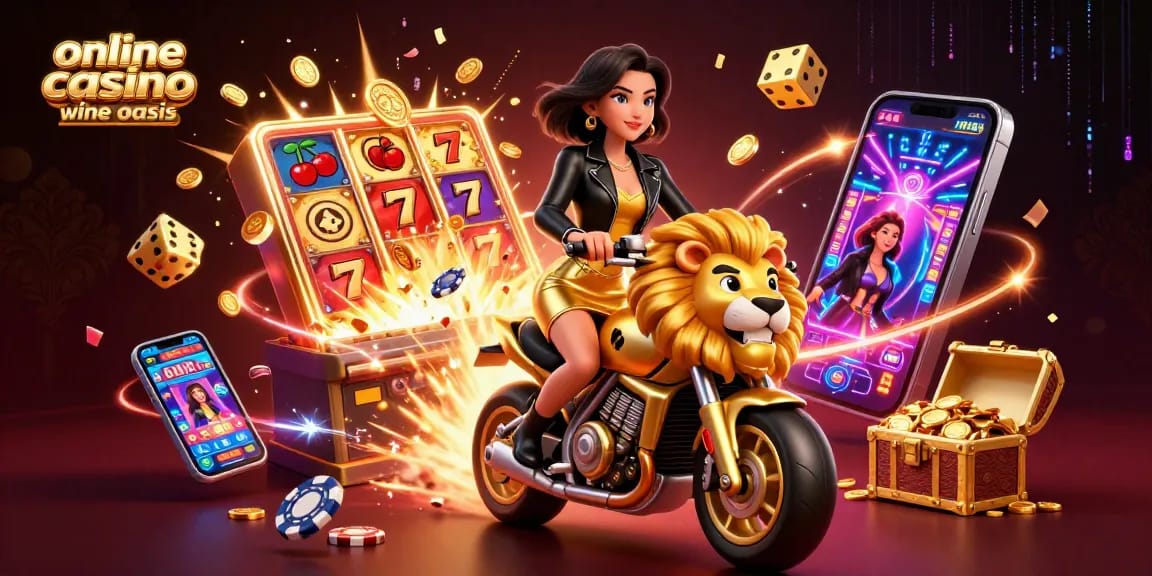 Experience the excitement of online casino ohne oasis with vibrant 3D illustration showcasing dynamic characters and gaming elements.