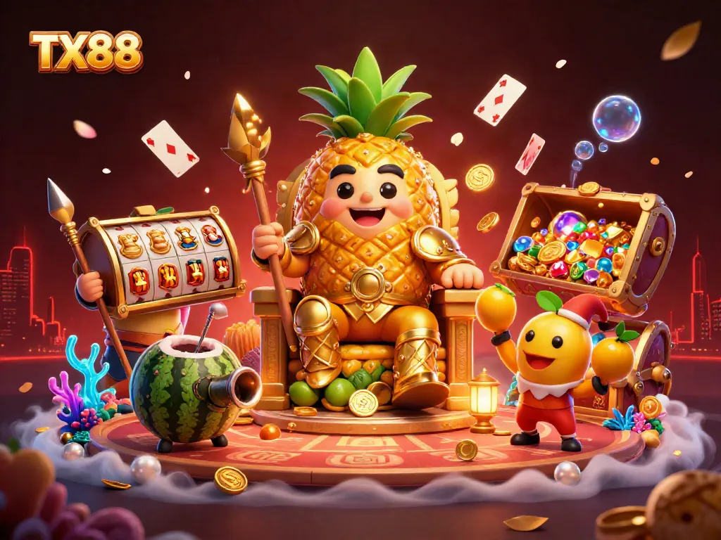 Engage with TX88 at the vibrant casino, spinning slot reels and enjoying golden treasures.