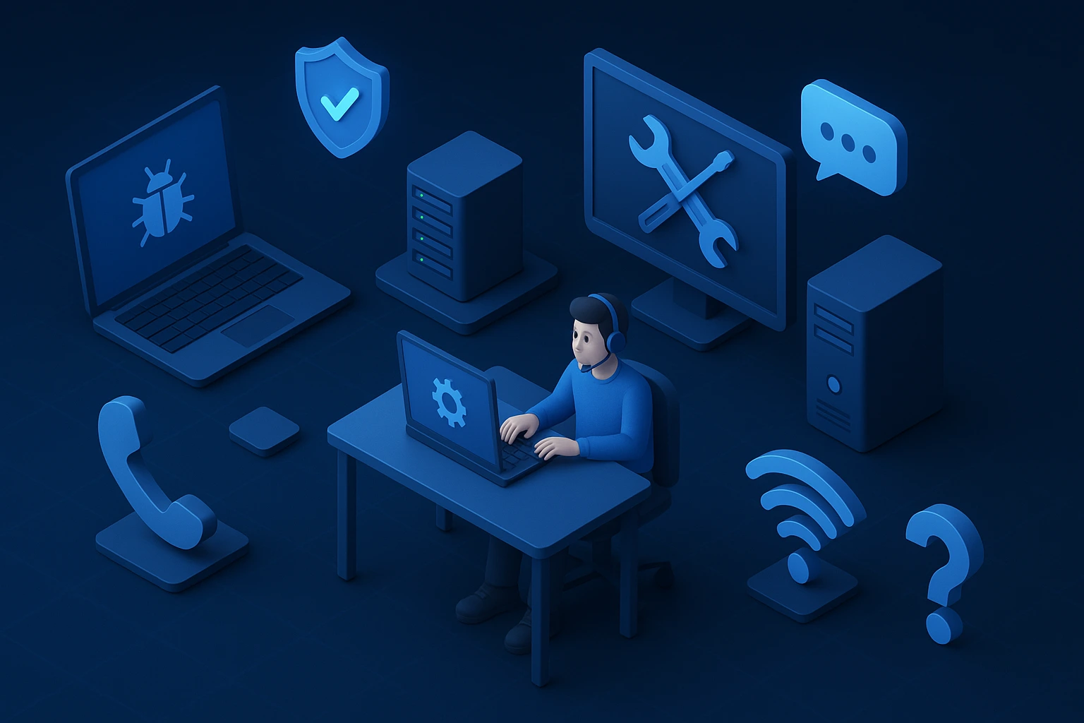 Effiziente IT Wartung für sichere Netzwerke und Systeme