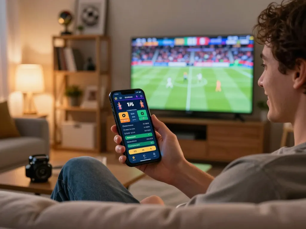 Join 33WIN players analyzing live sports odds on mobile devices in a cozy atmosphere.