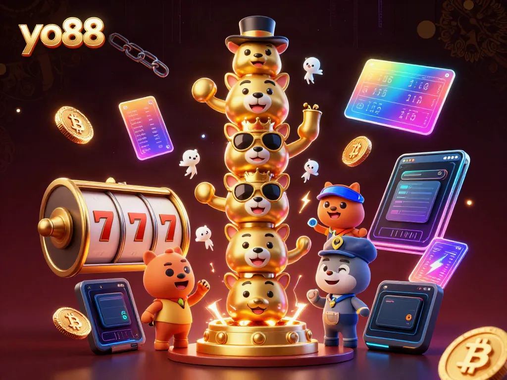 Engage with thrilling slot games at yo88 featuring exciting 3D animations and crypto elements.